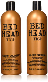 Bed Head Colour Goddess Shampoing : nettoie et prépare la couleur pour un éclat durable.