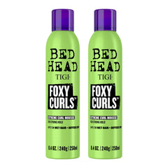 Bed Head Foxy Curls Mousse sur bouteille, anti-frizz pour boucles plus maîtrisées