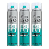 Bed Head Hard Head Spray offre une tenue extrême pour cheveux en place toute la journée.