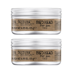Bed Head Pâte Texture Homme avant-styling montre le contrôle de texture pour un look naturel