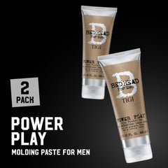 Gel Power Play Bed Head, texture brillante résistant à l'humidité pour un style net.
