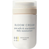 Beekman 1802 Bloom Cream bouteille et etiquette, hydratation rapide pour le visage