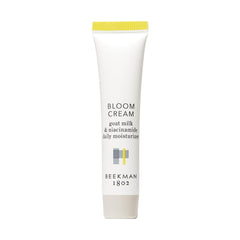 Beekman 1802 Bloom Cream jar close-up showing creamy texture for hydration