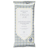 Beekman 1802 lingettes visage et corps air frais pour nettoyage sans eau