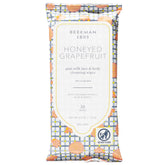 Beekman 1802 lingettes visage et corps miel pamplemousse: hydratantes et rafraîchissantes.