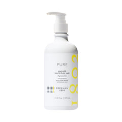 Beekman 1802 — flacon pompe, lavage doux et hydratant.
