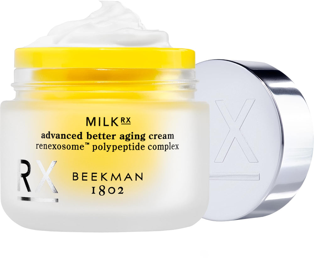 Beekman 1802 Milk RX : bouteille du produit et emballage élégant