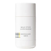 Beekman 1802 Milk Stick packaging shows easy on-the-go freshness.