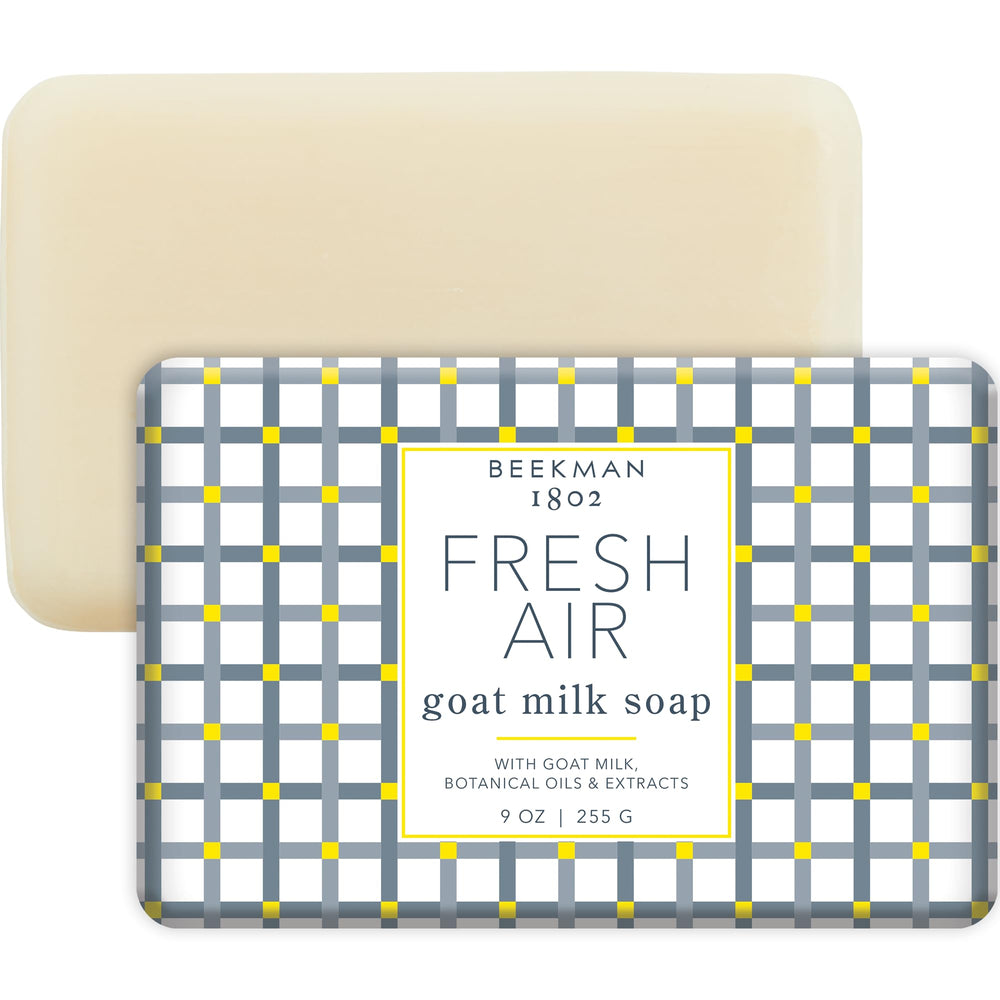 Beekman 1802 Savon chèvre Air Frais: hydratation douce pour peau sensible.
