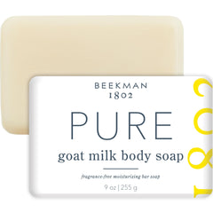 Beekman 1802 savon lait chèvre botanique hydratation douce