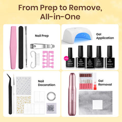 Beetles 32 couleurs vernis gel - set Polka, choix varié pour looks saisonniers.
