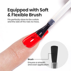 Beetles applicateur-brosse assure une application lisse et précise