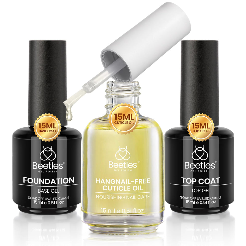 Beetles base coat pour adhérence durable et brillance longue durée.