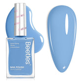 Beetles Beach Bliss, vernis bleu clair pour un look estival.