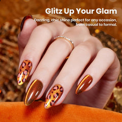 Beetles Brown Cat Eye Vernis Doré Café: nuance chaude et glamour discret