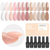 Beetles Builder Gel ensemble 12 couleurs pour ongles personnalisés et durables.