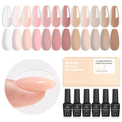 Beetles Builder Gel ensemble 12 couleurs pour ongles personnalisés et durables.