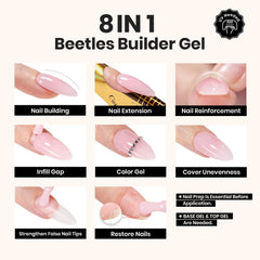 Beets Builder Gel Set: apex et extension, pour une structure renforcée.