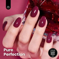 Beetles Burgundy Red Gel Polish flacon – teinte précise pour choix rapide.