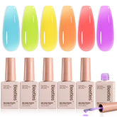 Beetles Candy Spritz Jelly Gel: ensemble pastel translucide pour ongles éclatants