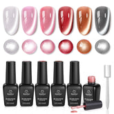 Beetles vernis œil-de-chat Porcelain Glow, flacon élégant et fini céramique