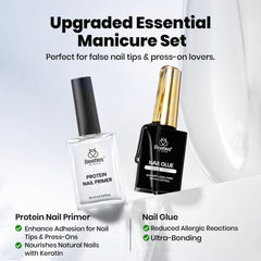 Beetles Gel Colle 9 en 1, solution polyvalente pour ongles