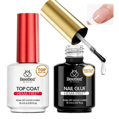 Beetles Colle Ongles - adhésion ferme pour une tenue longue durée sur les ongles collés.