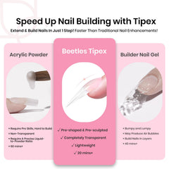 Beetles colle ongles UV solide – tube pratique pour une fixation nette.