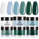 Beetles Dip Powder ensemble 6 couleurs, kit prêt à commencer pour ongles élégants