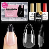 Beetles Etch-X amande moyenne: faux ongles faciles à poser à domicile