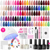 Beetles kit vernis gel avec lampe UV pour durcissement rapide.