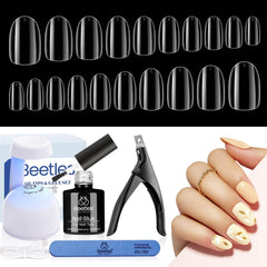 Beetles extensions d'ongles préformées pour bouts courts et nets.