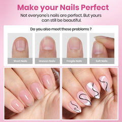Beetles extensions ongles soft-gel PMMA, légère et durable.