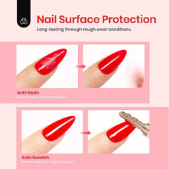 Beetles Extra Glossy Top Coat sans essuyage pour brillance immédiate.