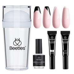 Beetles French Tip Tool — flacon transparent, voir l'embossage pour un placement précis