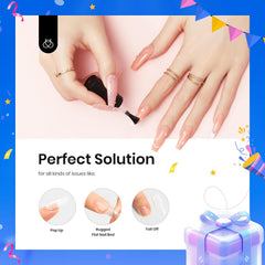 Beetles gel-builder-apex-extension, épaissit et sculpte l’ongle pour une base renforcée