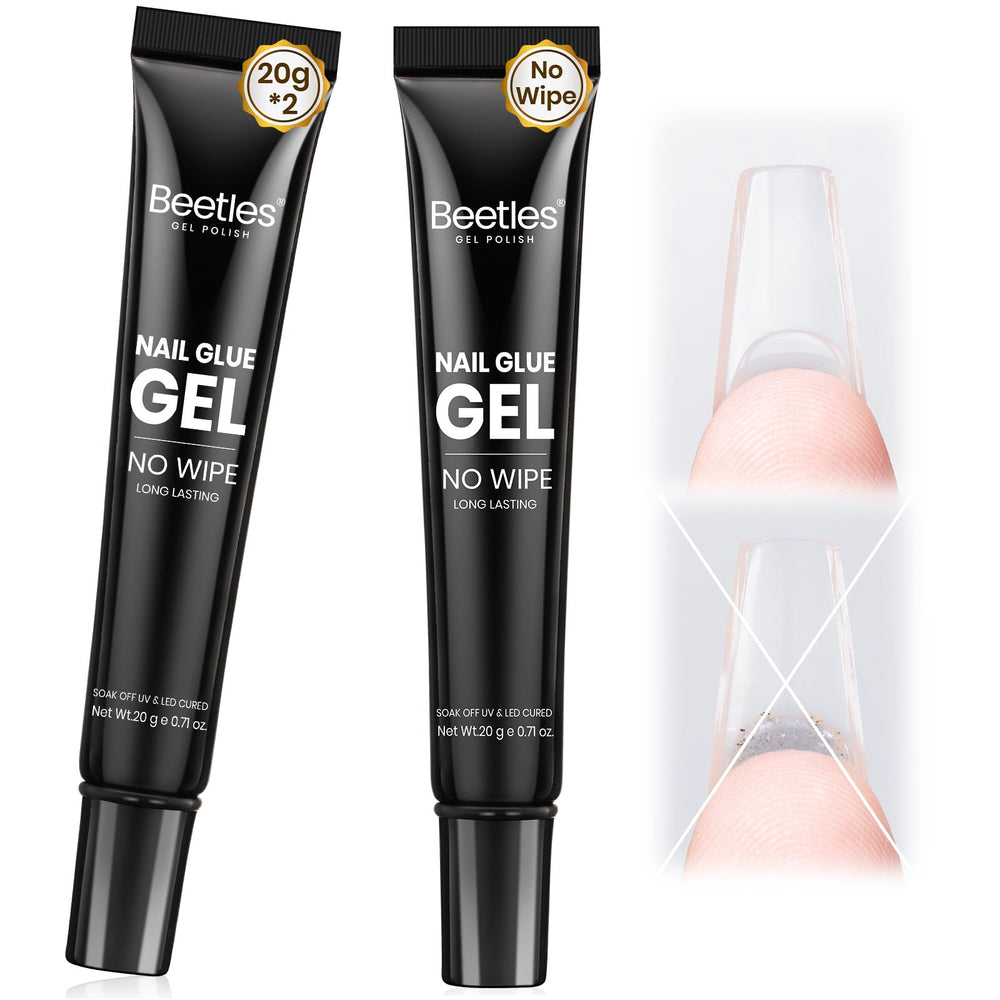 Beetles Gel Colle Ongles 20g: duo pratique et économique pour vos applications.