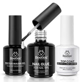 Beetles Gel Ensemble Ongles Colle 15ml – précision et adhérence pour une pose fiable.