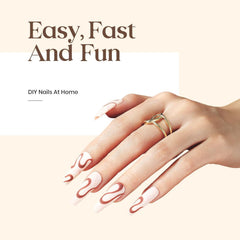 Beetles Gel Kit Extensions Rapide, pose facilité pour manucure maison.