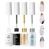 Beetles Gel Liner Or Miroir – reflets éclatants pour un look moderne sur ongles