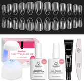 Beetles Gel Nail Kit Short Almond Gift Spree box ready for at-home manicure ideas