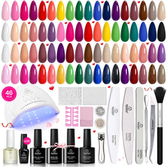Beetles kit gel pour ongles complet prêt à l’emploi à domicile.