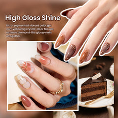 Beetles Brownie Bliss chocolat foncé: teinte chic et polyvalente.