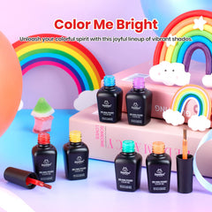 Beetles Gel Polish Arc-en-Ciel: échantillons pour choisir facilement la couleur idéale.