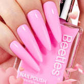 Beetles Gel Polish Bouteille Rose Bonbon vif, couleur éclatante prête à porter