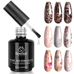 Beetles Gel Polish Colle Feuille 15ml : adhérence précise pour transferts de feuilles