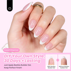 Beetles Gel Polish colle pour ongles et gel de construction pour tenue prolongée.