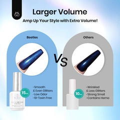 Beetles Gel Polish – finition perle, effet nacré qui illumine les ongles.