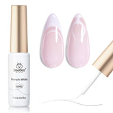 Beetles Gel Polish liner blanc en flacon, idéal pour lignes fines et nail art précis.