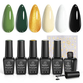 Beetles Gel Polish Viper's Kiss – palette 6 couleurs pour une manucure durable